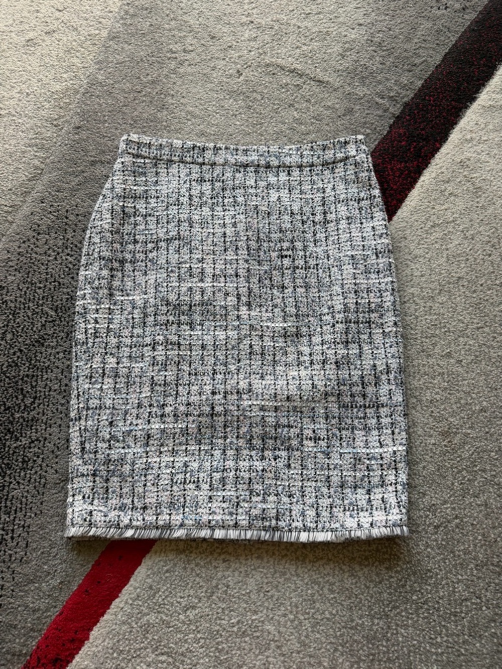Ann Taylor Petite Confetti Salt & Pepper Tweed Pencil Skirt